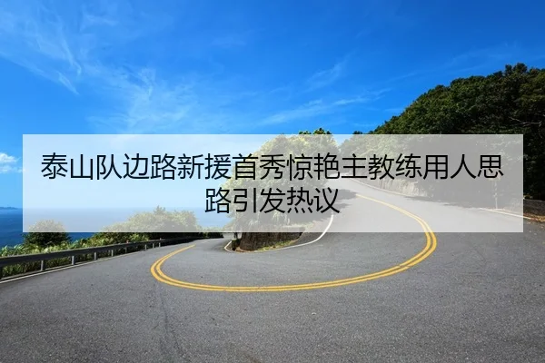 泰山队边路新援首秀惊艳主教练用人思路引发热议 - IMSPORTS
